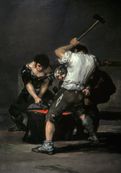 The Forge from Francisco José de Goya