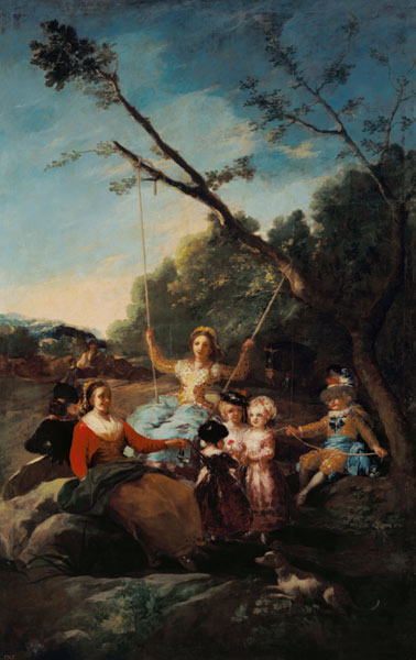 Die Schaukel from Francisco José de Goya