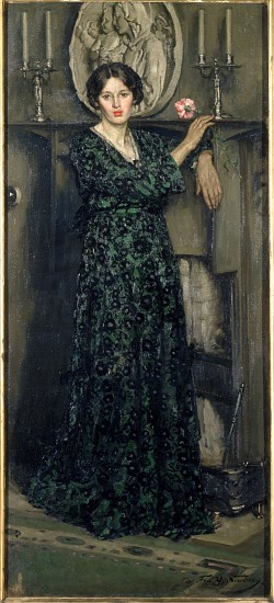 The Lady of the Carnation from Francis Henry Newbery