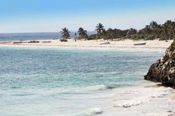 beach of tulum in yucatan from Franck Camhi