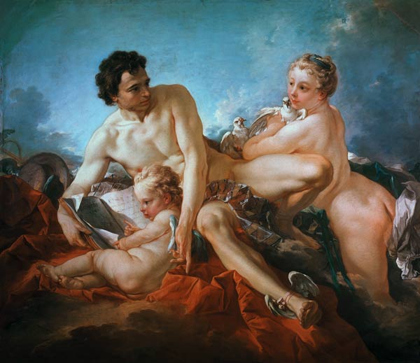 Die Erziehung Amors from François Boucher