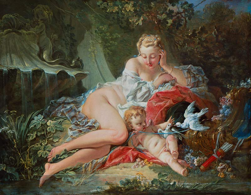 Venus und Amor from François Boucher