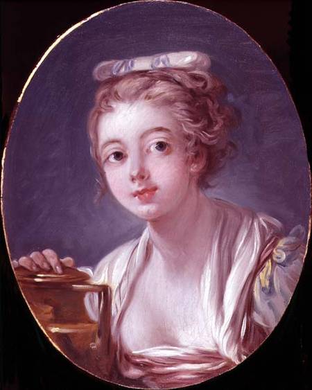 Head of a girl, or The Milkmaid from François Boucher