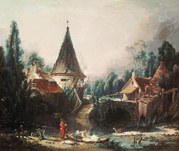 Landscape near Beauvais from François Boucher