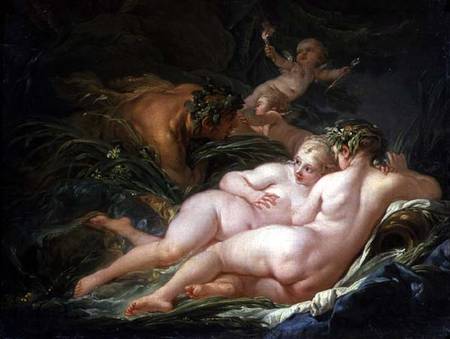 Pan and Syrinx from François Boucher