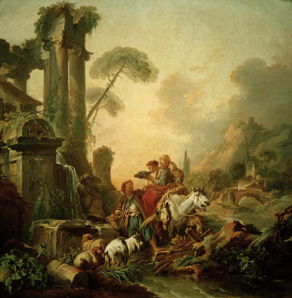 Rast am Brunnen from François Boucher