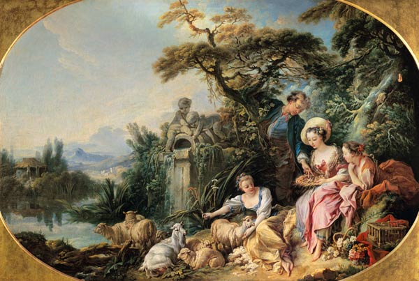 The Shepherd's Gift or, The Nest from François Boucher