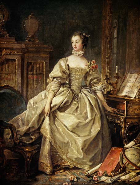 Madame de Pompadour (1721-64) from François Boucher