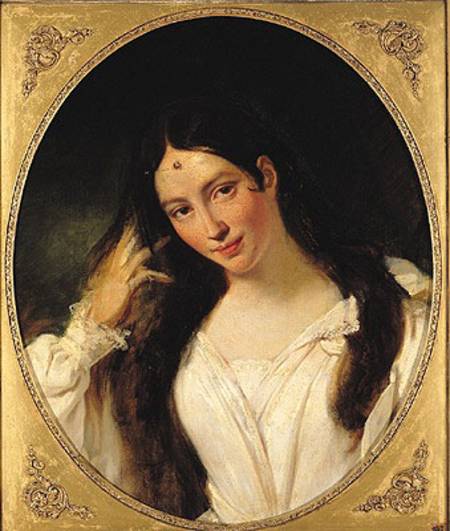 Portrait of 'La Malibran' in the Role of Desdemona from Francois Bouchot