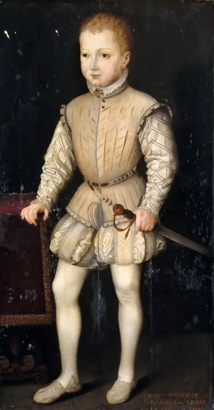 Henry IV of France as Child from François Clouet