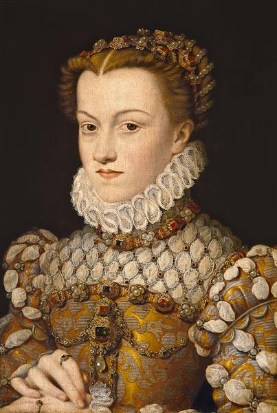 Portrait of Elizabeth of Austria (1554-92) Queen of France