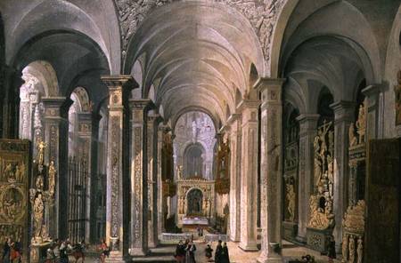 Interior of a Church from François de Desid.Monsu Nome