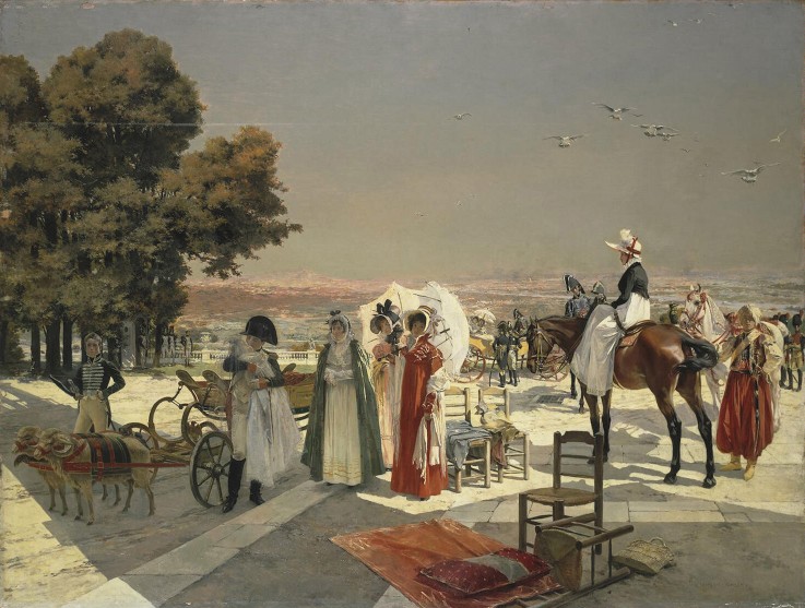 Reception at Compiègne in 1810 from François Flameng