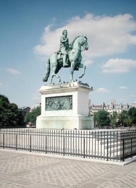 Equestrian statue of Henri IV (1553-1610) from Francois Frederic Lemot