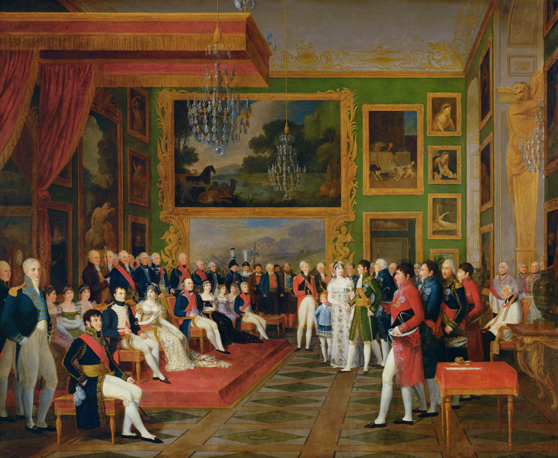 The Marriage of Eugene de Beauharnais (1781-1824) to Amalie Auguste of Bavaria in Munich, 13th Janua from François Guillaume Ménageot