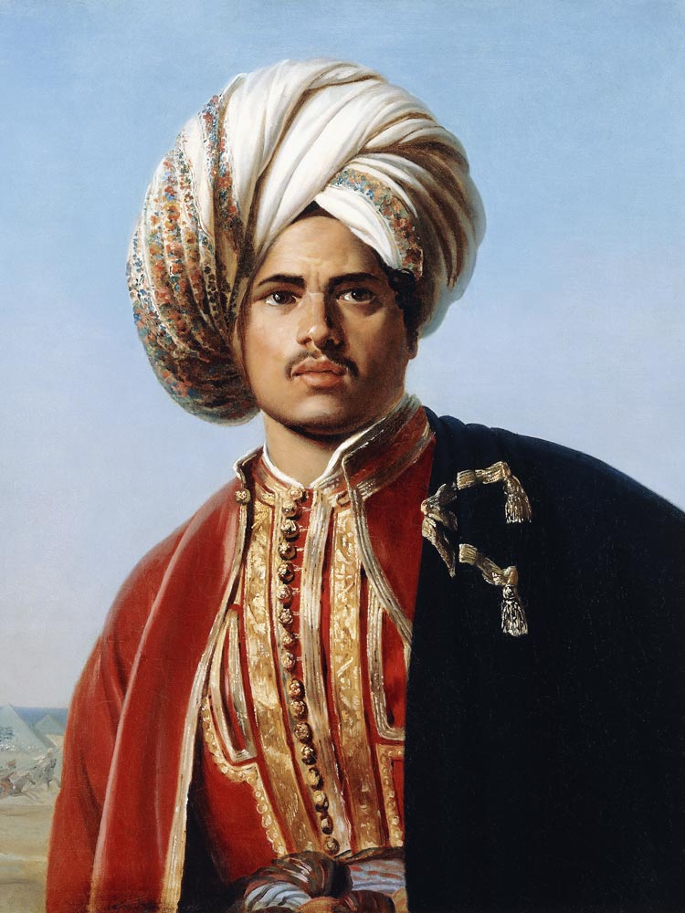 Brustbild eines osmanischen Prinzen. from Francois-Henri-Alexandre Lafond