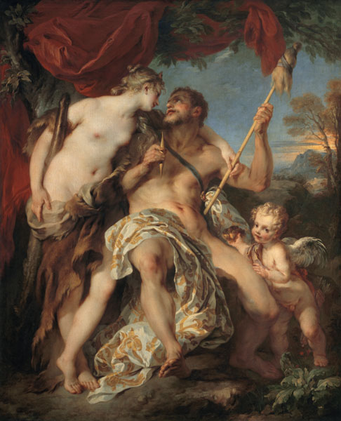 Hercules and Omphale from François Lemoyne