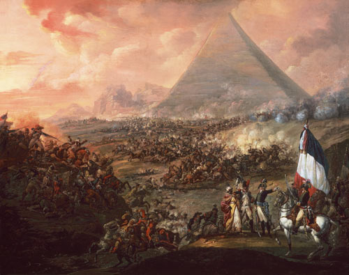 Battle of Pyramids from Francois Louis Joseph Watteau