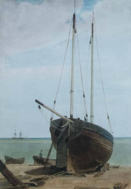 Deal: Lugger and Boats from Francois Louis Thomas Francia