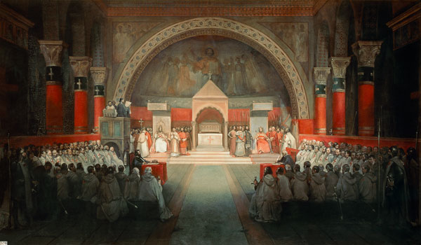 The Chapter of the Order of the Templars held at Paris, 22nd April 1147 from François Marius Granet