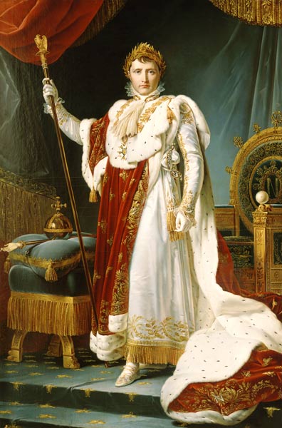 Napoleon Bonaparte im Krönungsornat. Kopie from François Pascal Simon Gérard