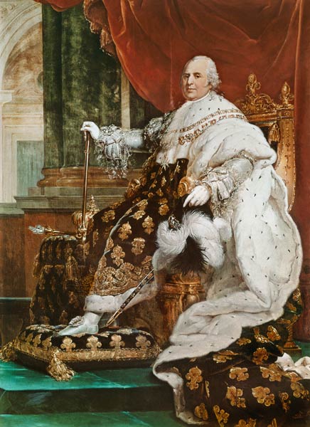 Louis XVIII (1755-1824) from François Pascal Simon Gérard