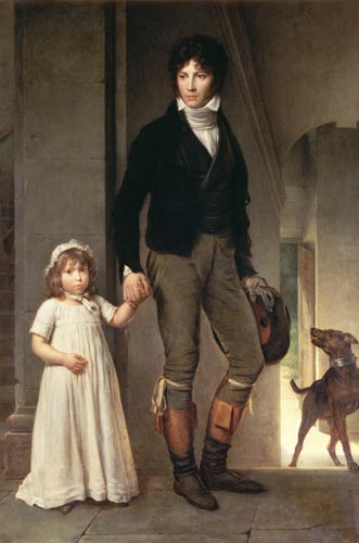 Jean-Baptiste Isabey mit seiner Tochter from François Pascal Simon Gérard