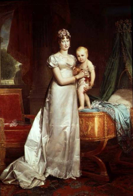 Marie Louise (1791-1847) and the King of Rome (1811-32) from François Pascal Simon Gérard