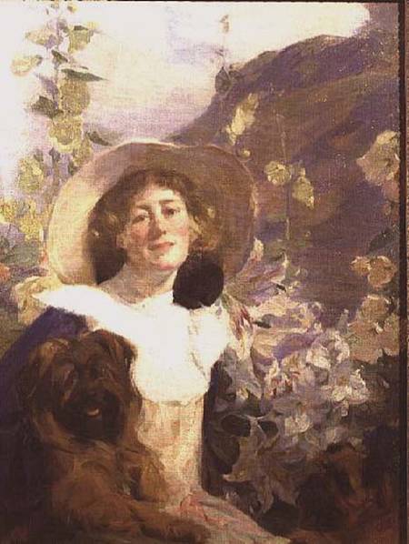The Artist's Wife Katherine from Frank Bramley