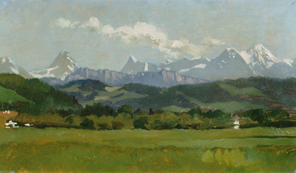Kleine Alpenkette from Frank Buchser