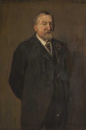 Joshua Hacking, Präsident der Handelskammer von Blackburn, 1913