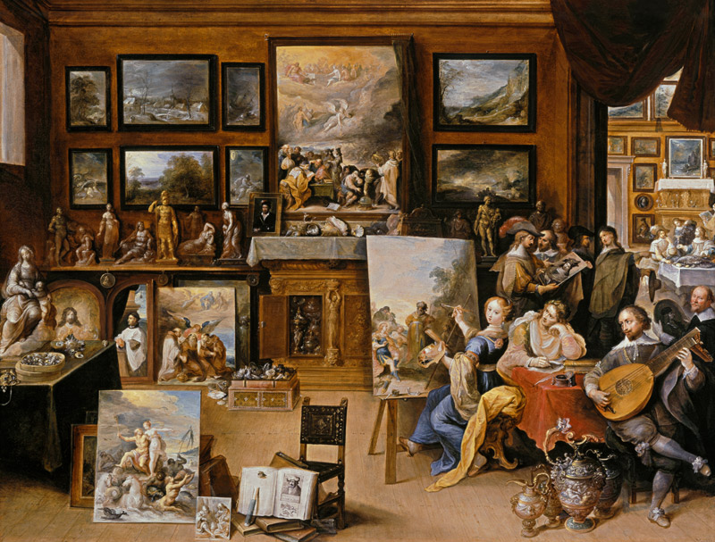 Pictura, Poesis and Musica in a Pronkkamer from Frans Francken d. J.
