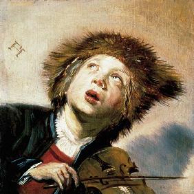 A Boy with a Viol  (pair of 133733)