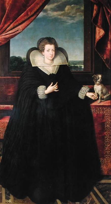 Isabella of Bourbon (1602-44) Queen of Spain from Frans II Pourbus