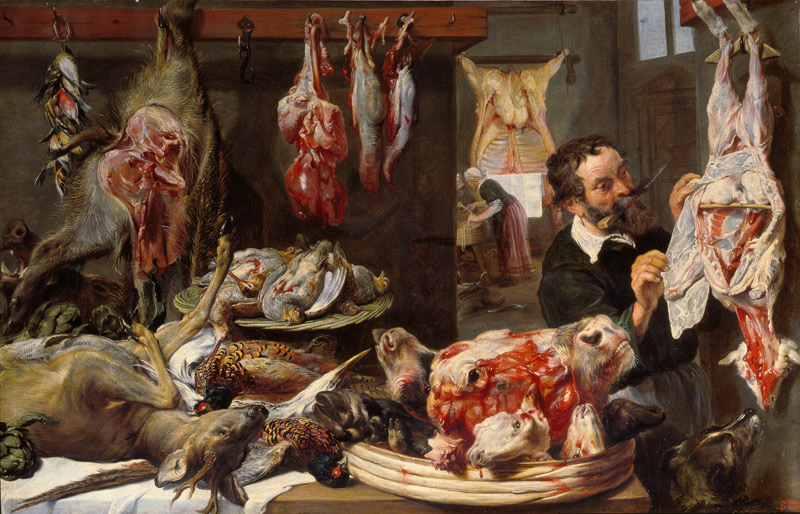 A butcher shop from Frans Snyders
