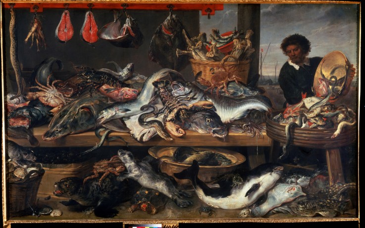 A Fishmonger's shop from Frans Snyders