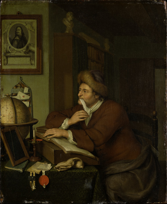 Ein Gelehrter an seinem Schreibtisch from Frans van Mieris d. J.