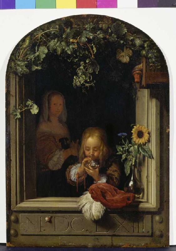 Der Seifenbläser from Frans van Mieris d.Ä.