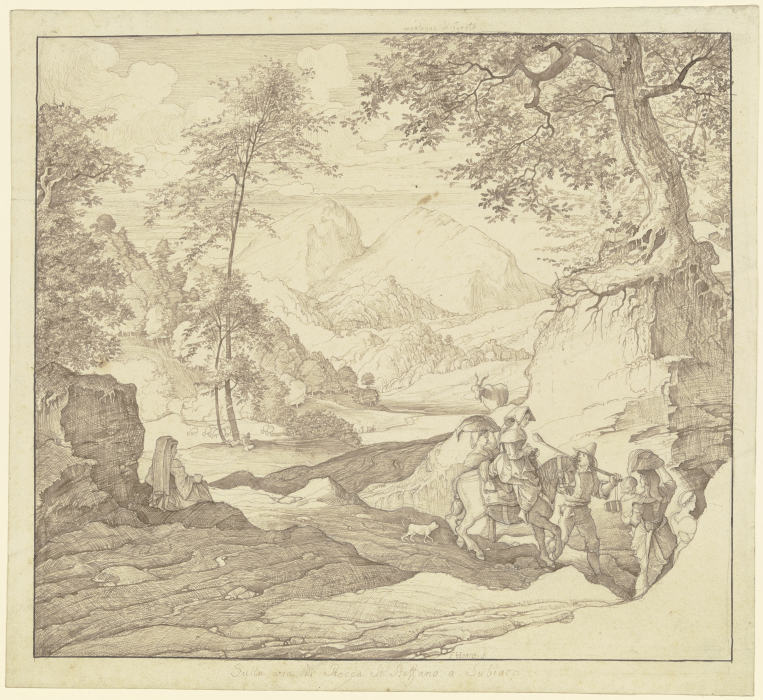 Landschaft bei Subiaco from Franz Horny