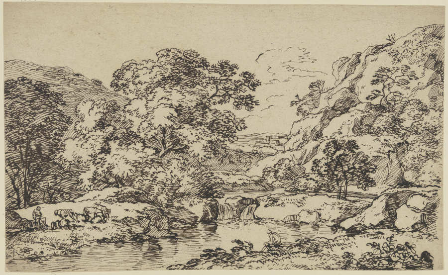 Baumreiche Landschaft from Franz Innocenz Josef Kobell