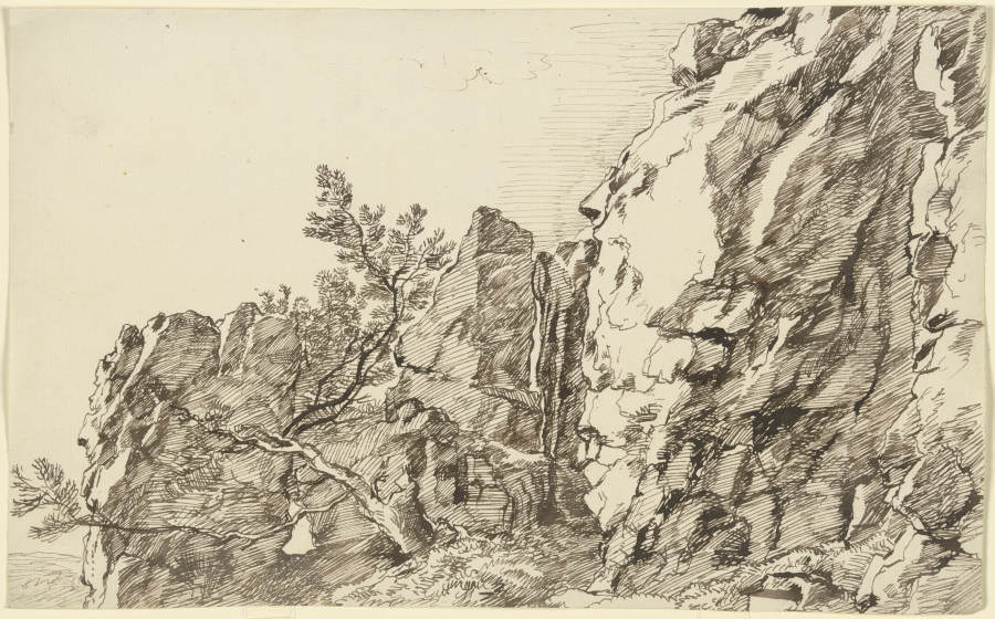 Felswand from Franz Innocenz Josef Kobell