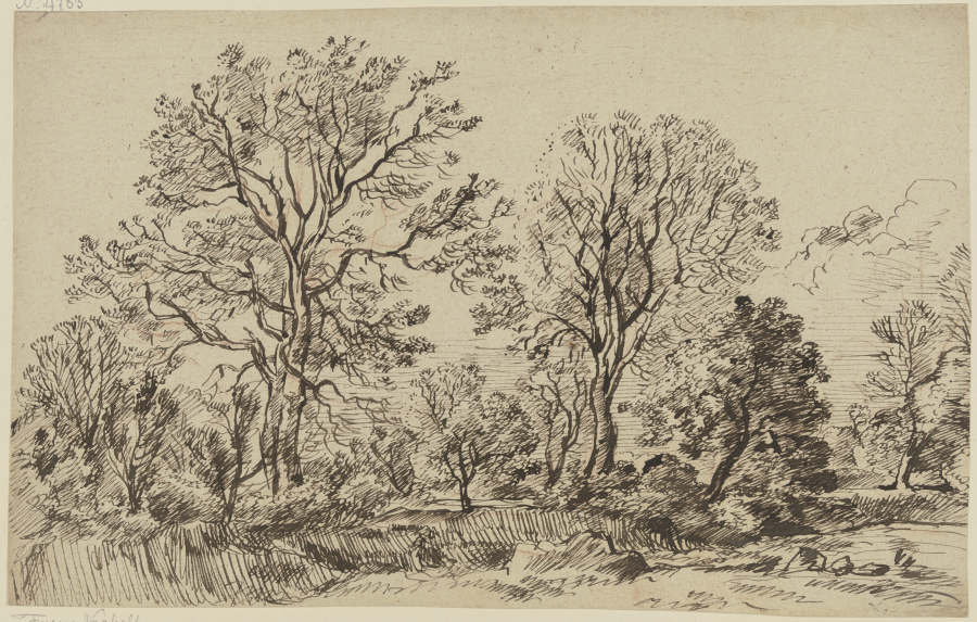 Hohe kahle Bäume from Franz Innocenz Josef Kobell