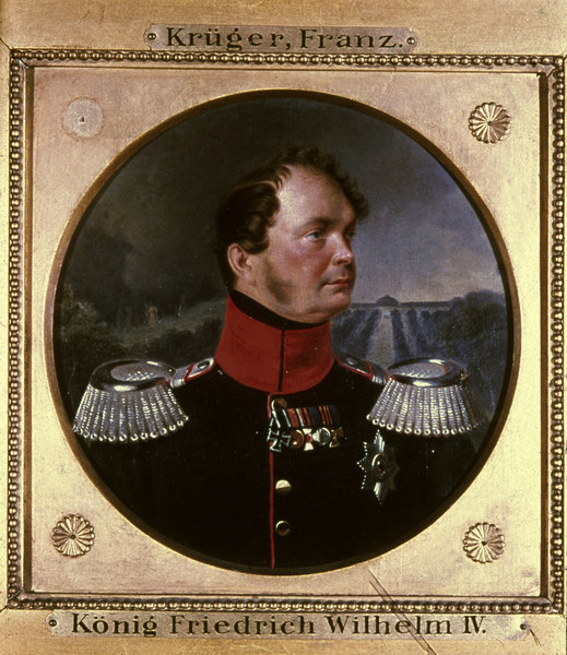 Friedrich Wilhelm IV , Franz Kr??ger from Franz Krüger