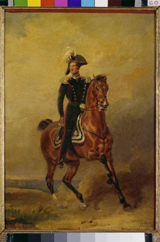 Zar Nikolaus zu Pferde from Franz Krüger
