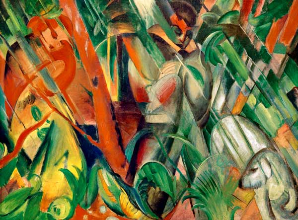 Im Regen from Franz Marc