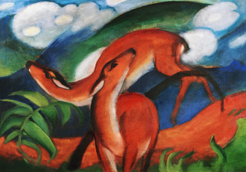 Rote Rehe II from Franz Marc