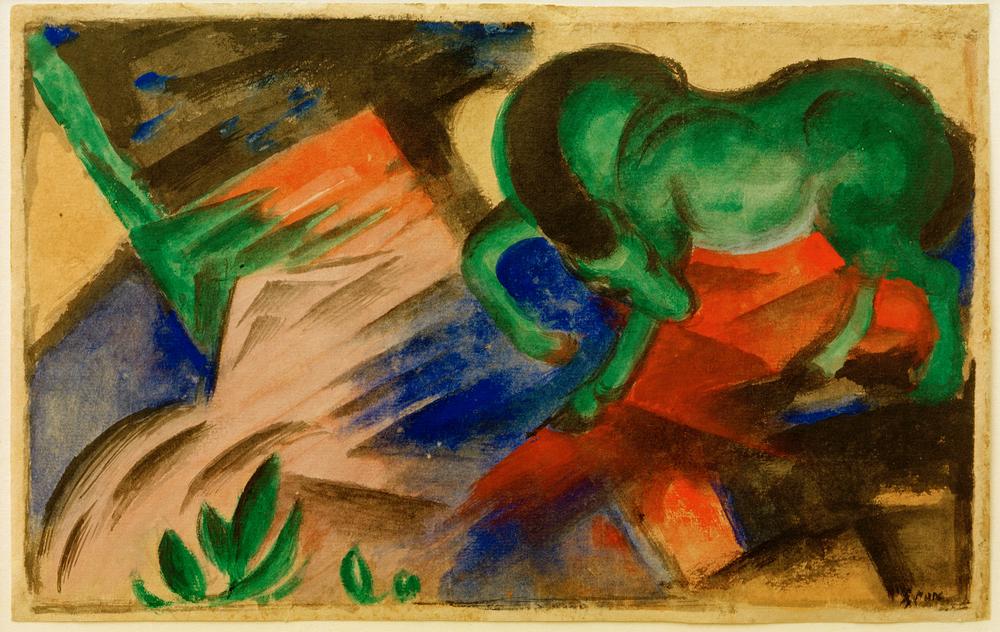 Green Horse from Franz Marc