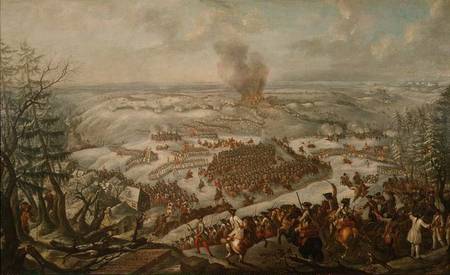 The Battle of Maxen from Franz Paul Findenigg
