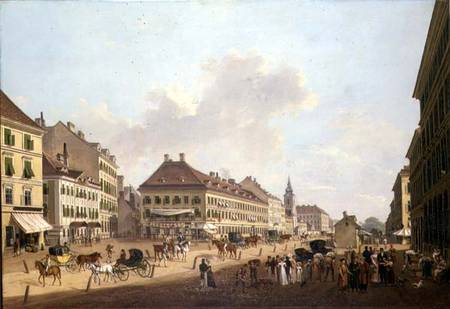 Vienna, the promenade from Franz Scheyerer
