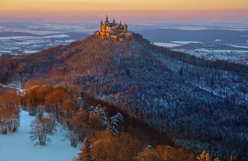 Hohenzollern in  Winter mood from Franz Schumacher